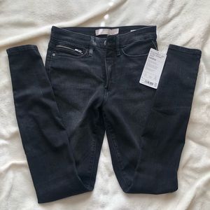 Athleta Sculptek Zip Ultra Skinny Jean Black